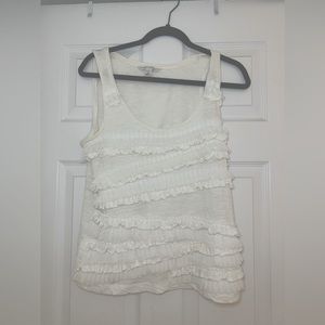 Banana Republic Ruffled Tank Top